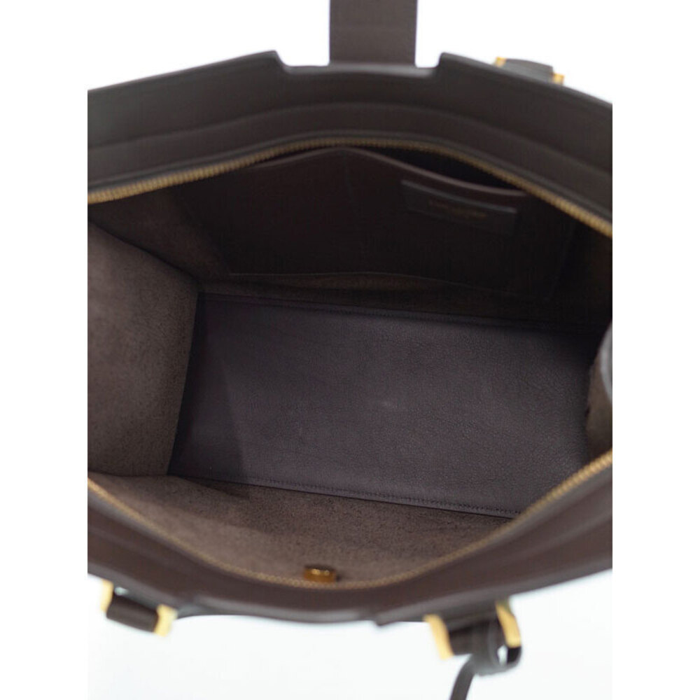SAINT LAURENT PARIS Monogram Cabas 2way Leather HandBag - Picture 3 of 9